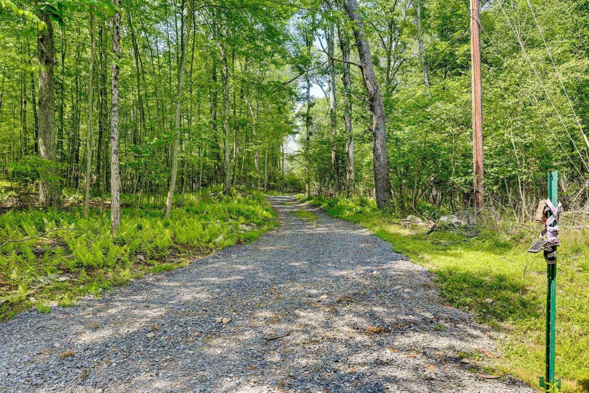 Secluded Poconos Cabin With Fire Pit On 75 Acres! East Stroudsburg Exterior photo